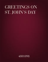 Greetings on Saint John's Day SAB choral sheet music cover